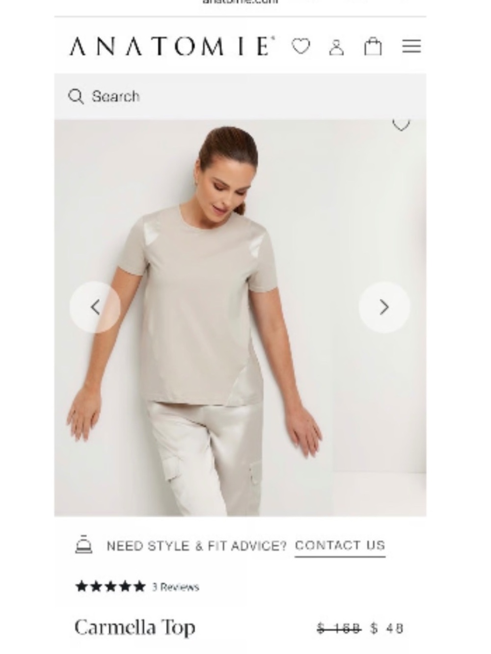 Anatomie Carmella Top